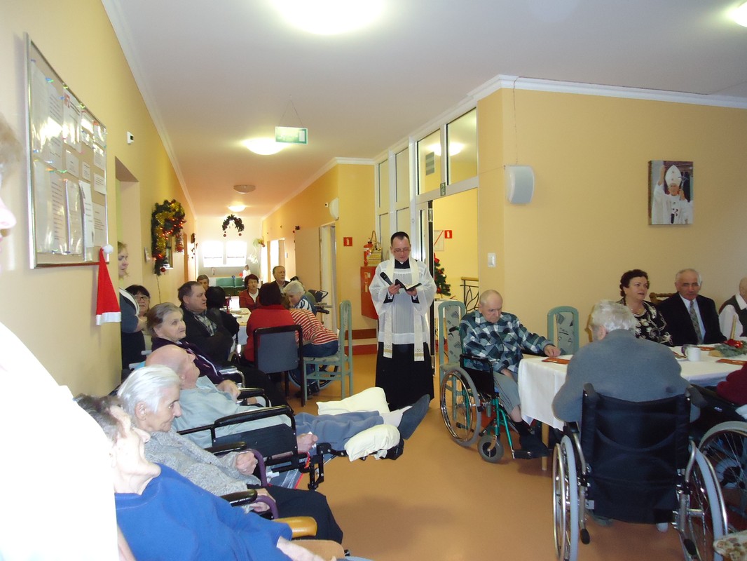 Zakład Pielęgnacyjno Opiekuńczy w Żołyni - Boże Narodzenie 2014